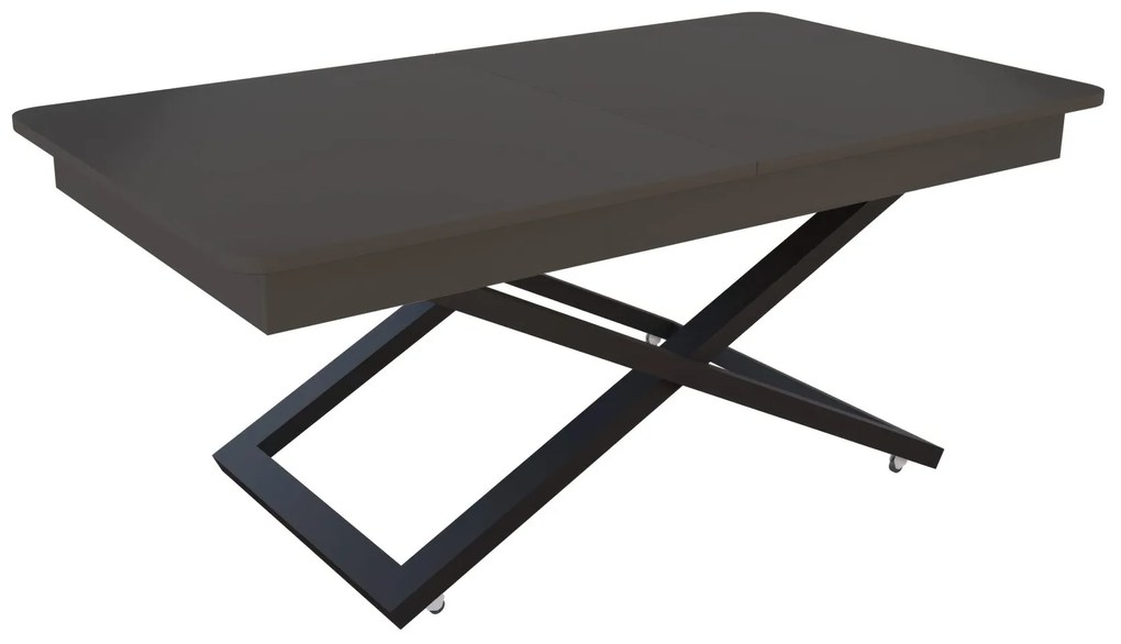 Разтегателна маса с повдигащ механизъм Барселона - МДФ мат базалт 166