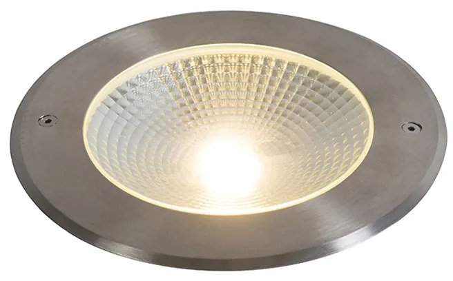 Модерен почвен прожектор стомана с LED 20W - Bridge