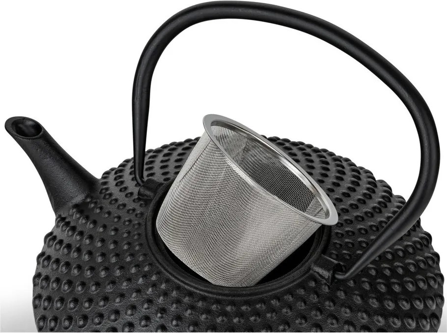 Черен чугунен чайник с цедка 1,25 l Xilin – Bredemeijer