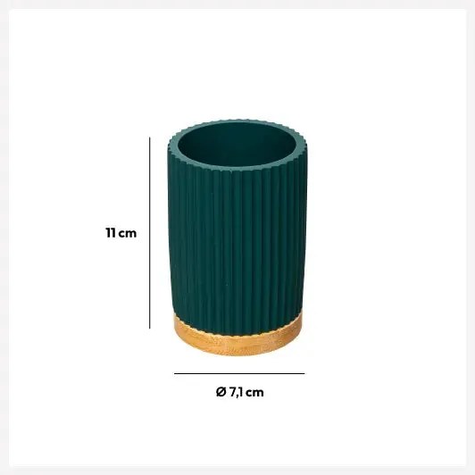 Поставка за четки за зъби 5five Modern Color - Черен