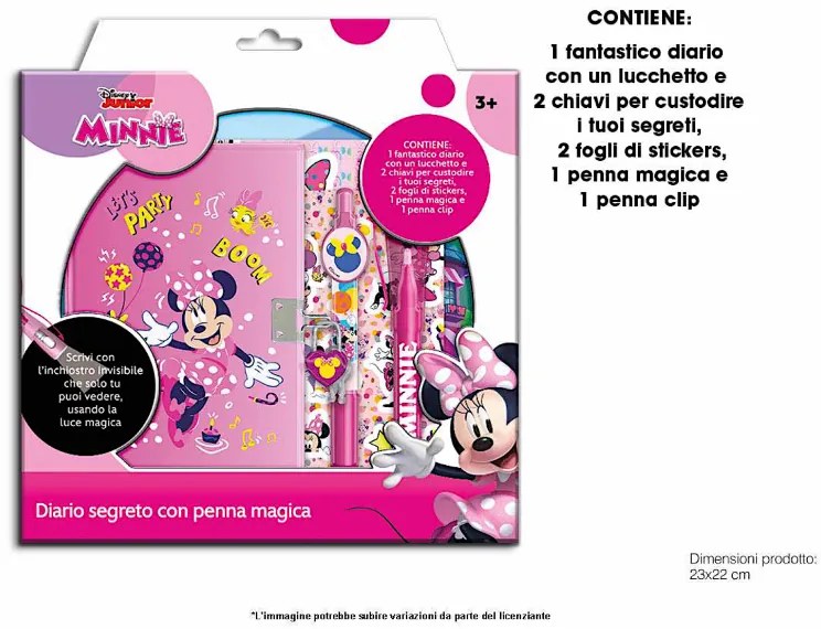 Disney - MINNIE таен дневник с невидима химикалка
