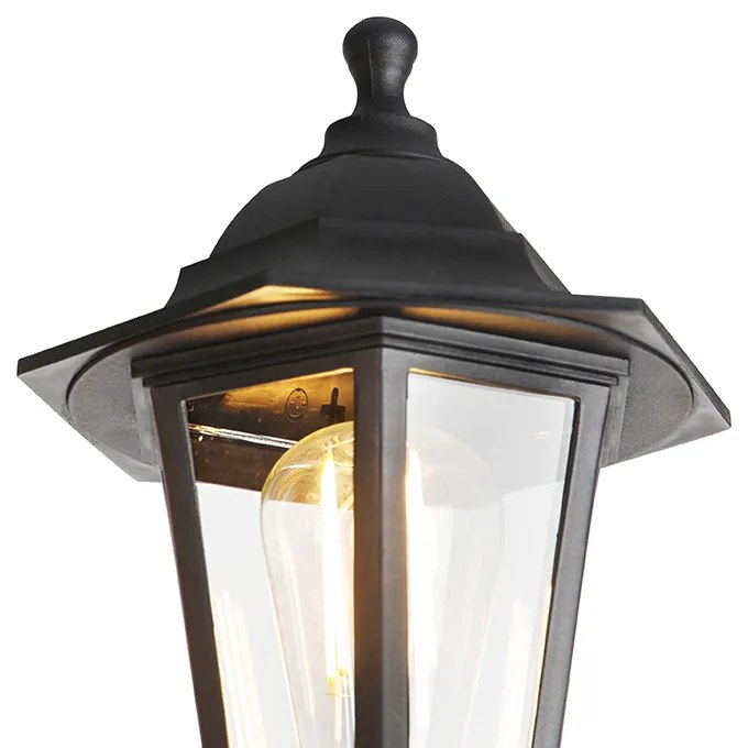 Интелигентна външна лампа черна 3-светлина с Wifi ST64 - New Haven