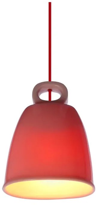 Розово висящо осветително тяло с керамичен абажур Sewilla – Candellux Lighting