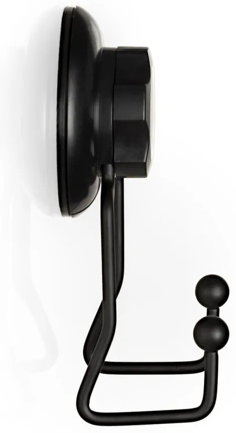 Черна самоподдържаща се кука за стена Двойна черна Bestlock - Compactor