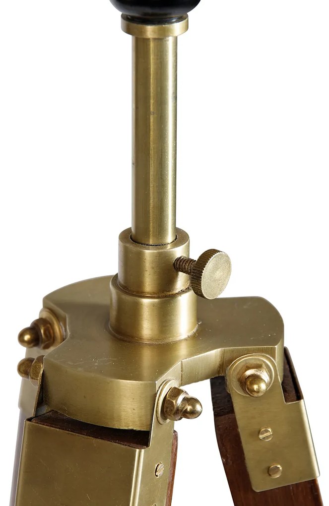 Винтидж подова лампа месингов трипод - Cortin