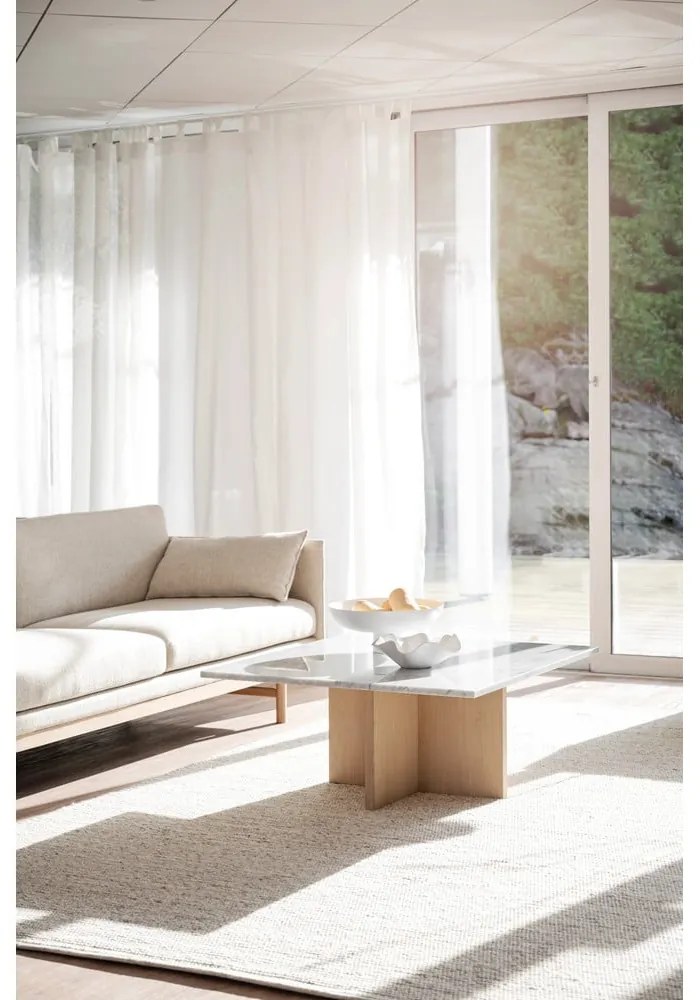 Светлосив вълнен килим 290x200 cm Auckland - Rowico