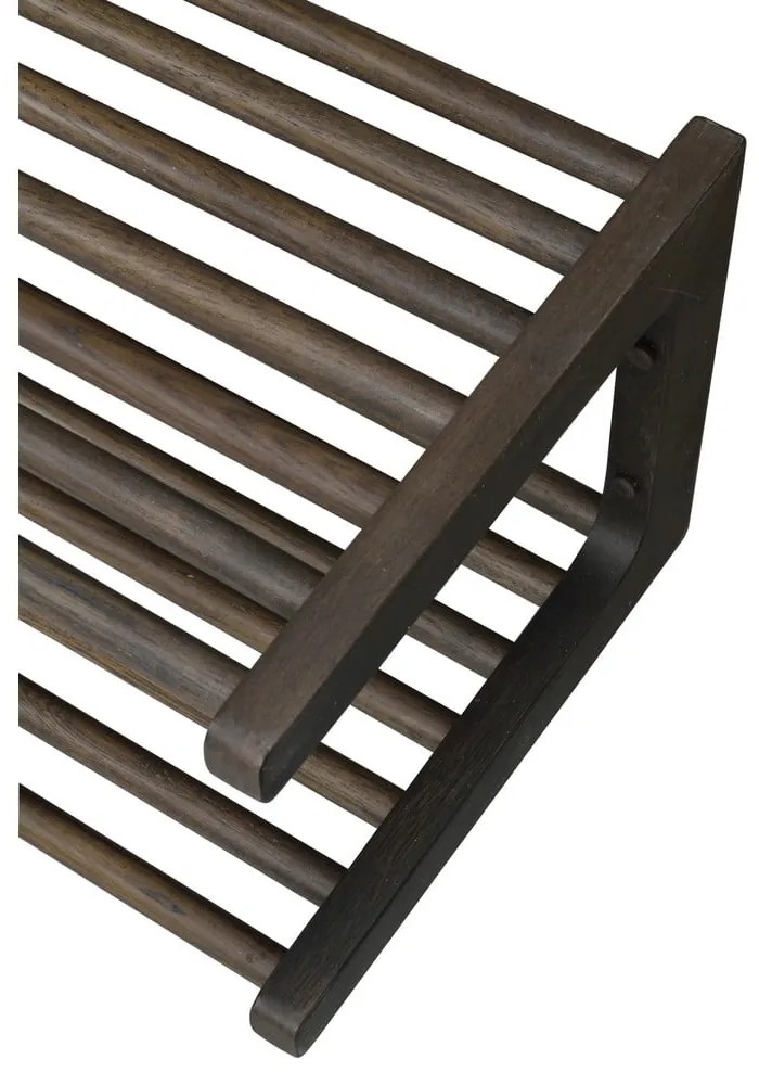 Тъмнокафяв висящ шкаф за обувки от дъбова дървесина Inverness - Rowico