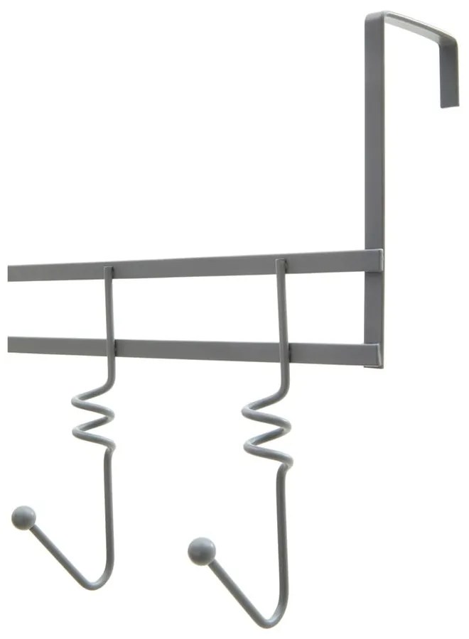 Сив метален стелаж за врата 46 cm Jaxen – Premier Housewares