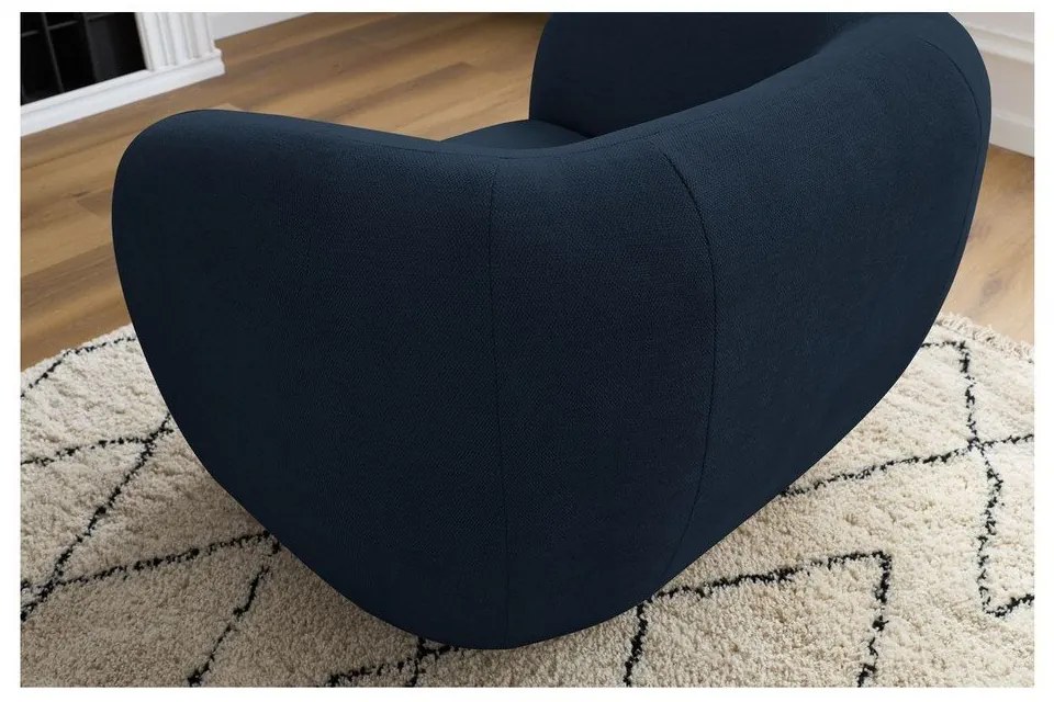 Тъмносиньо кресло Celine – Bobochic Paris