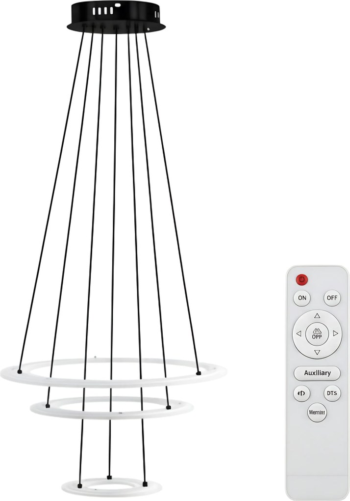 Лампа LED G040-3CP Black
