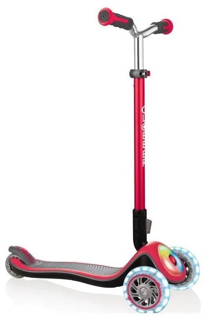 Globber  -  Тротинетка Elite Prime със светещи колела - Червена