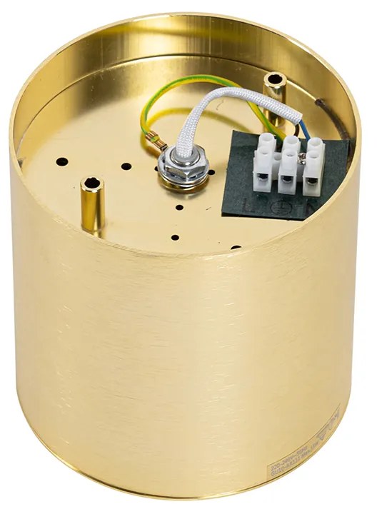 Дизайнерски повърхностно монтиран прожектор златен GU10 111mm - Impact Honey