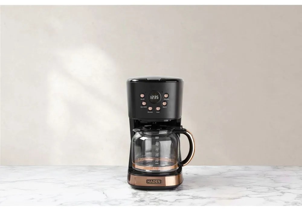 Кафемашина в черен и меден цвят – Haden