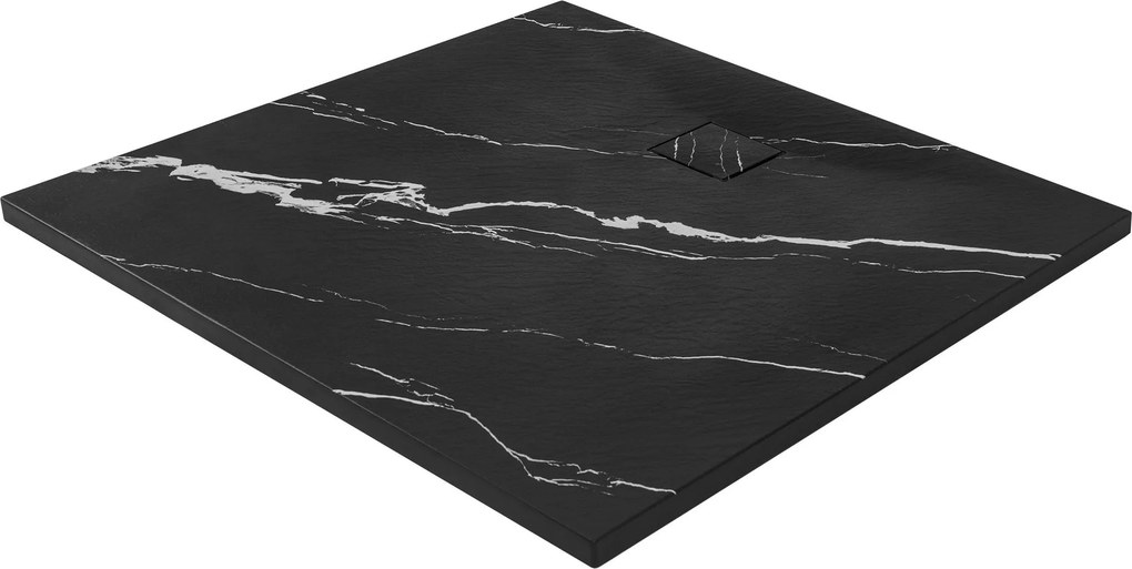Корито за душ кабина Magnum CARRARA BLACK 90x90