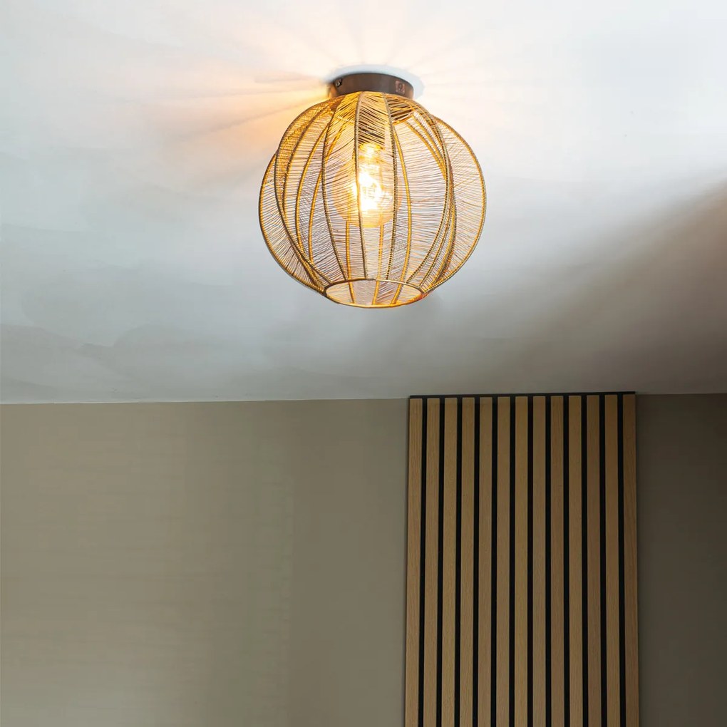 Индустриален плафон бронз с черен - Dong