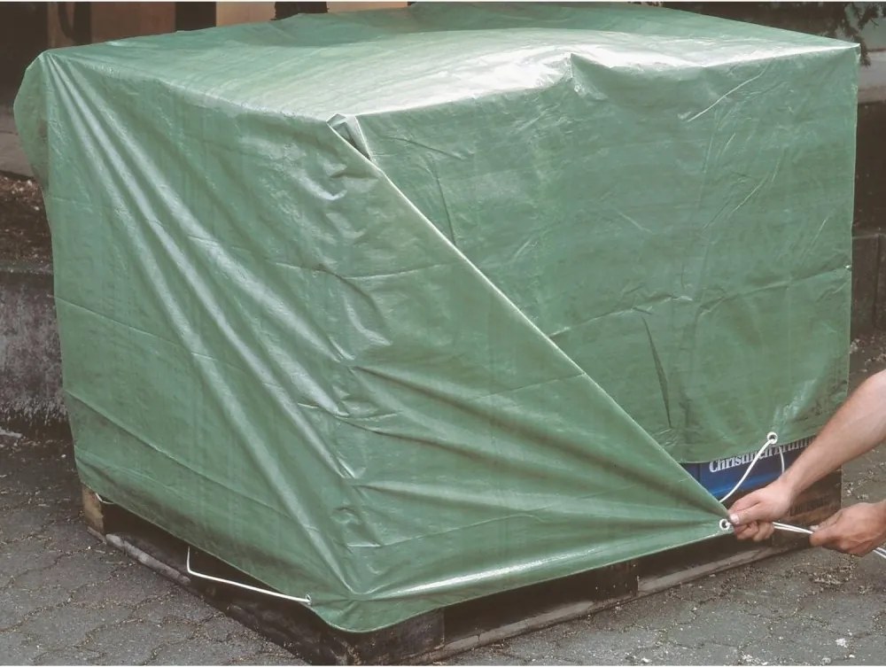 Зелено-сребриста мразоустойчива мушама 4m x 6m