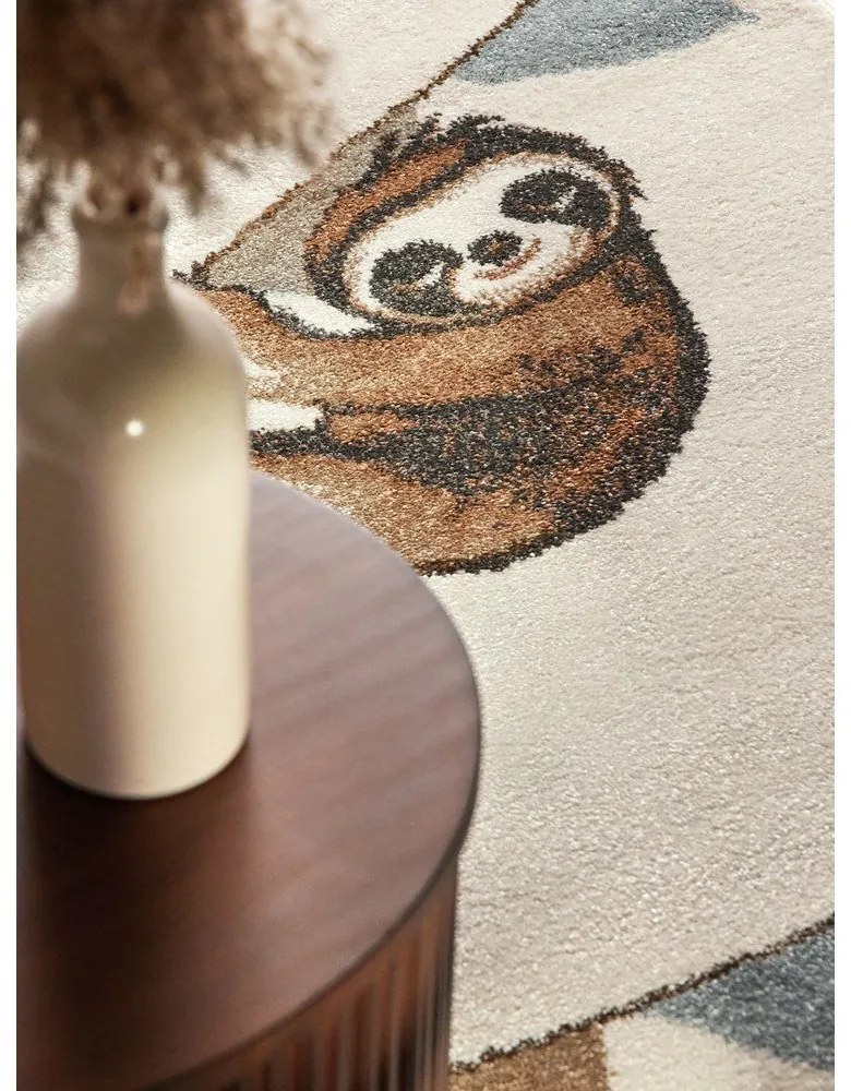 Кремав детски килим 120x170 cm Walk like an Elephant Rainbow Party – Villeroy&amp;Boch