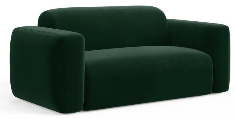 Тъмнозелен кадифен диван 180 cm Strino – Cosmopolitan Design