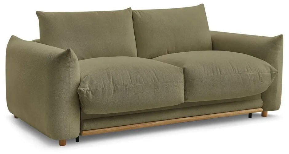 Зелен сгъваем диван 214 cm Ernest – Bobochic Paris