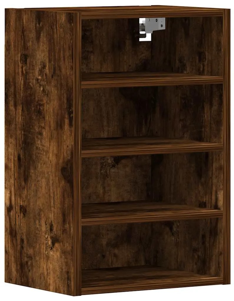 854179 vidaXL Висящ шкаф "Рига" опушен дъб 40x29,5x60 см Инженерно дърво
