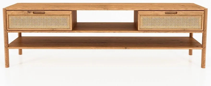 Масичка за телевизор от дъб 204x64 cm Pola - The Beds