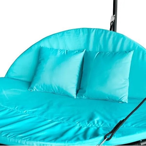 Градинска люлка със сенник My Garden "Butterfly" MT041046_lake blue, 209 х 209 х 205 см
