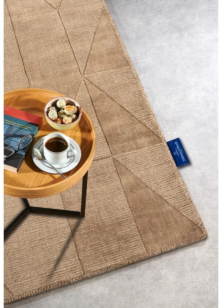 Бежов ръчно изработен вълнен килим 80x150 cm Ursule – Villeroy&amp;Boch