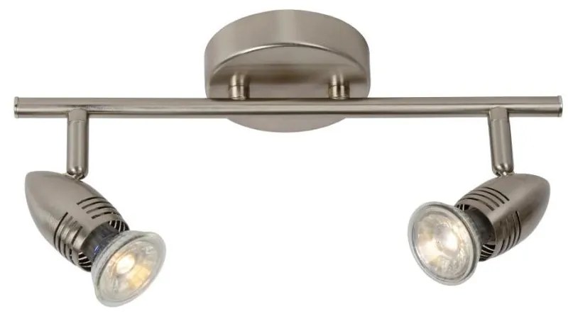 Lucide 13955/10/12 - LED Точково осветително тяло CARO-LED 2xGU10/5W/230V хром