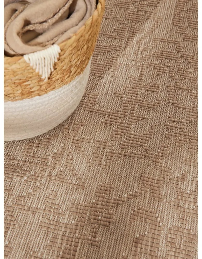 Килим за открито и закрито в цвят слонова кост и бежово 200x290 cm Duet Kona – NORTHRUGS