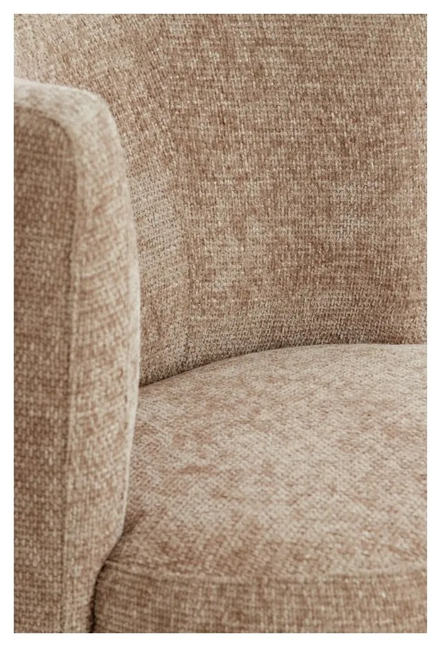 Светлокафяво кресло Kamova – Light & Living