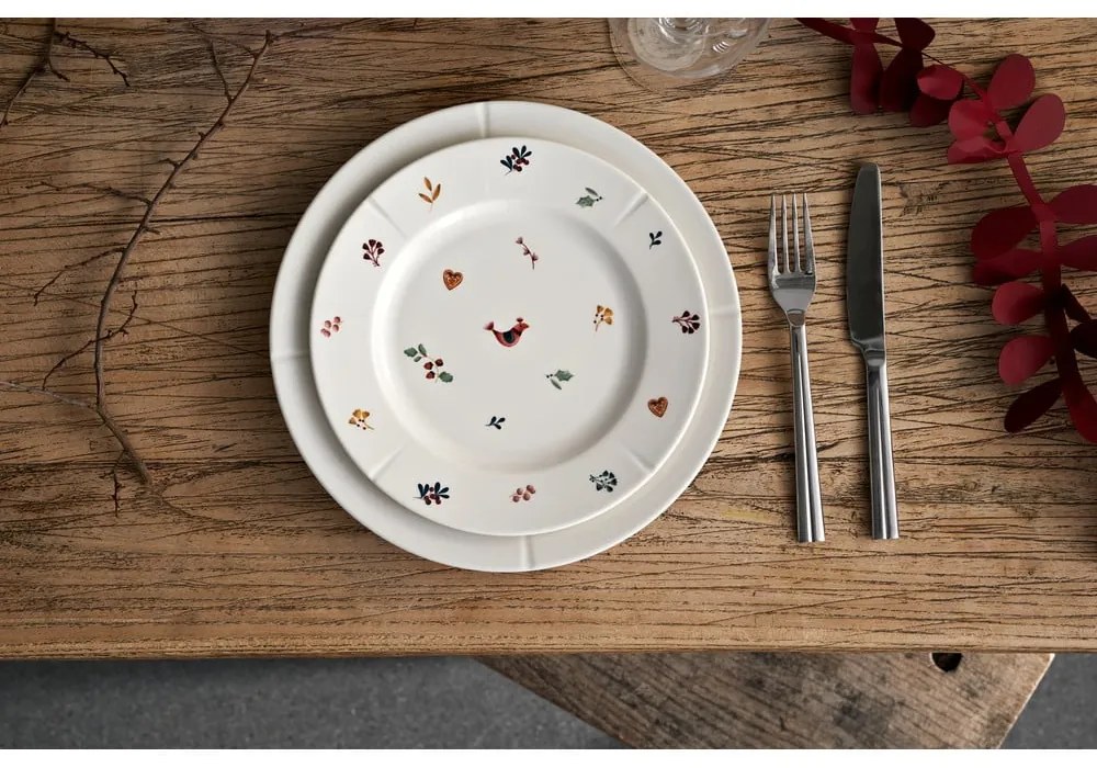 Бяла порцеланова чиния ø 23 cm Grand Cru Cottage – Rosendahl