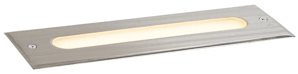 Модерен наземна лампа стомана 30 см с LED IP65 - Eline