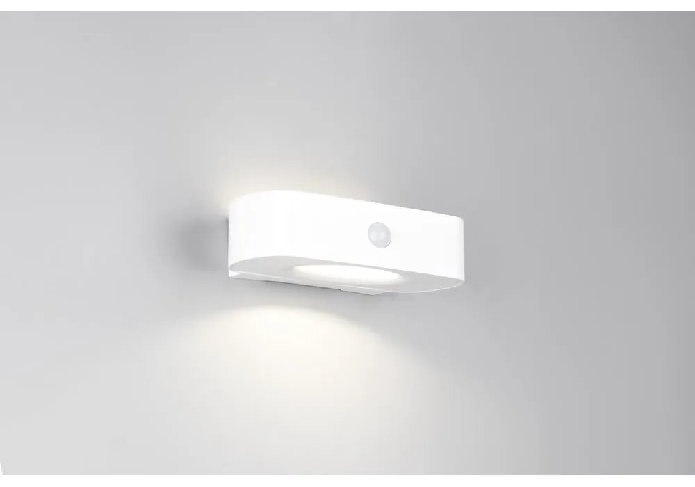 LED стенно външно осветително тяло със соларен панел (височина 6 cm) Bilbao – Trio