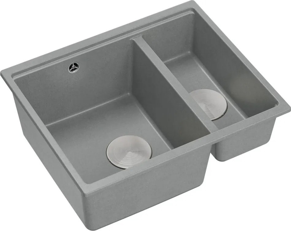 гранитна мивка Logan 150 Grey Metallic