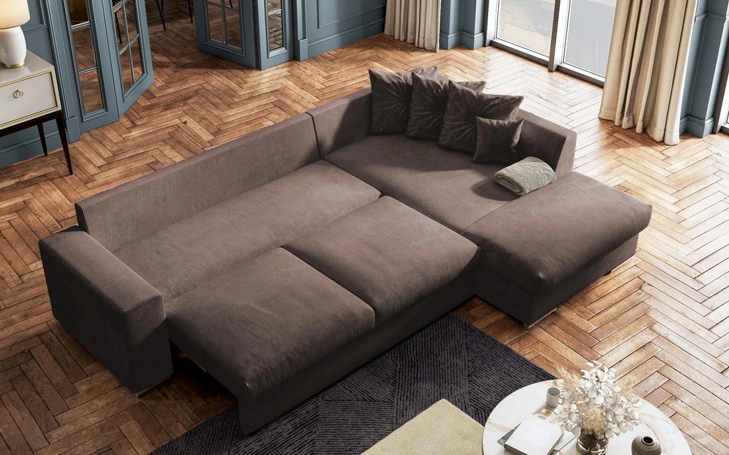 Разтегателен ъглов диван Рим