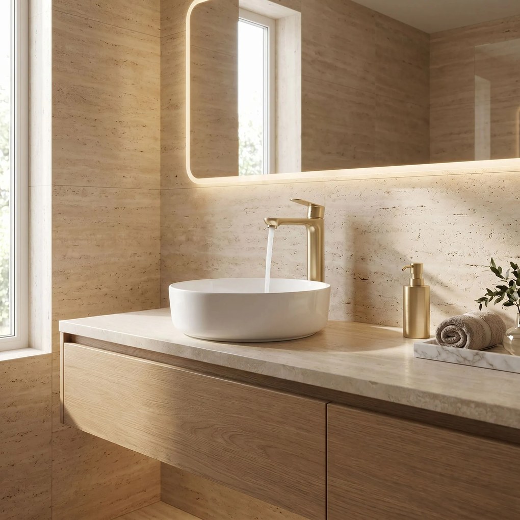 Смесител за баня Rea Logan Brush Nickel