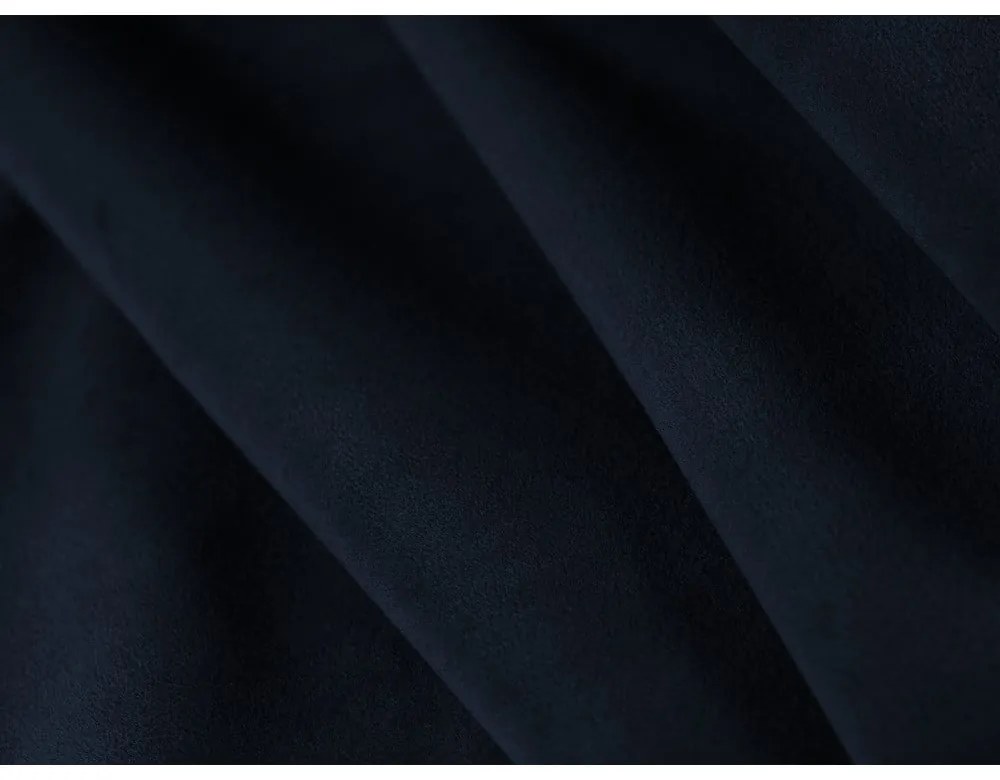 Тъмносин кадифен диван 208 cm Vanda – Mazzini Sofas