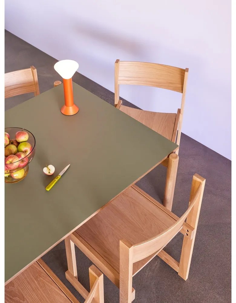 Оранжева затъмняваща се настолна лампа (височина 30 cm) Flash – Hübsch