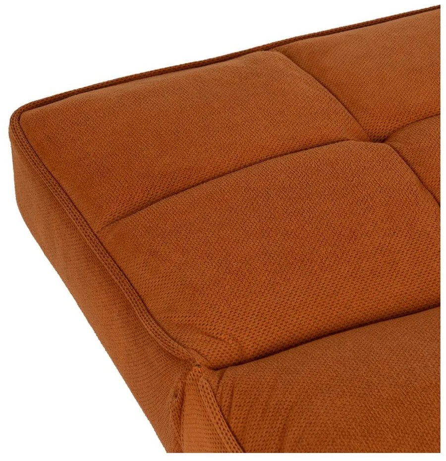 Шенилов разтегателен диван в тухлен цвят 175 cm – Ixia