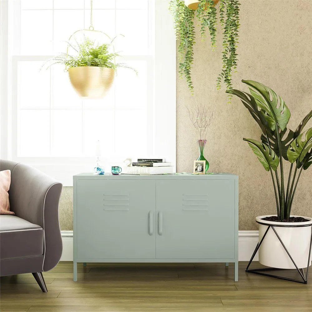 Зелено метално шкафче 100x64x40 cm Mission District – Støraa