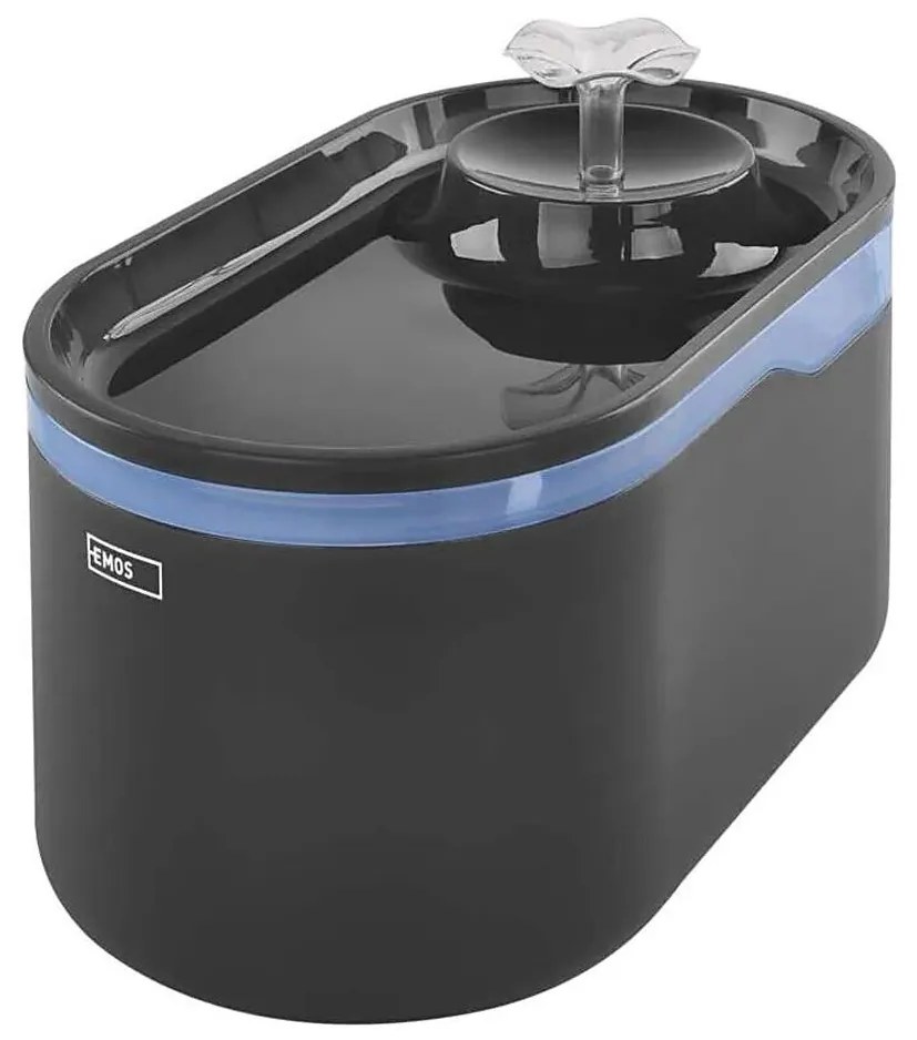 Воден фонтан за домашни любимци 2,6 l/5V сив