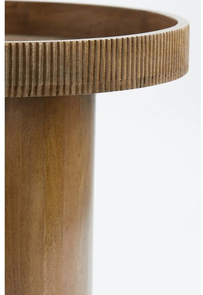 Кръгла странична масичка от масивно манго ø 60 cm Kalomo – Light & Living