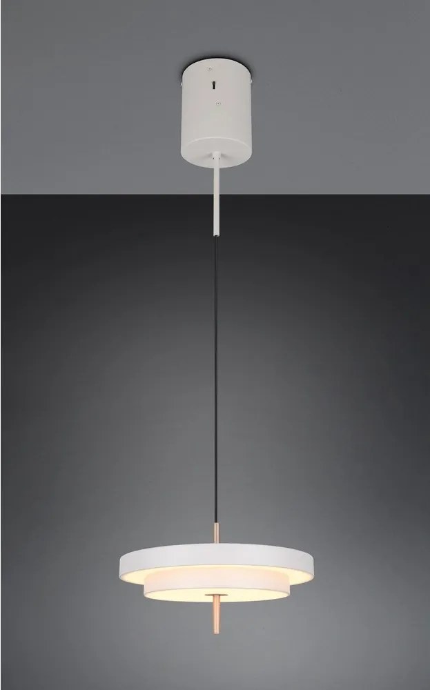 LED затъмняващо се висящо осветително тяло в цвят слонова кост Keaton – Trio