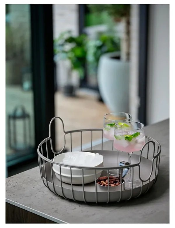 Телена метална кошница ø 38x18 cm Inu – Zone