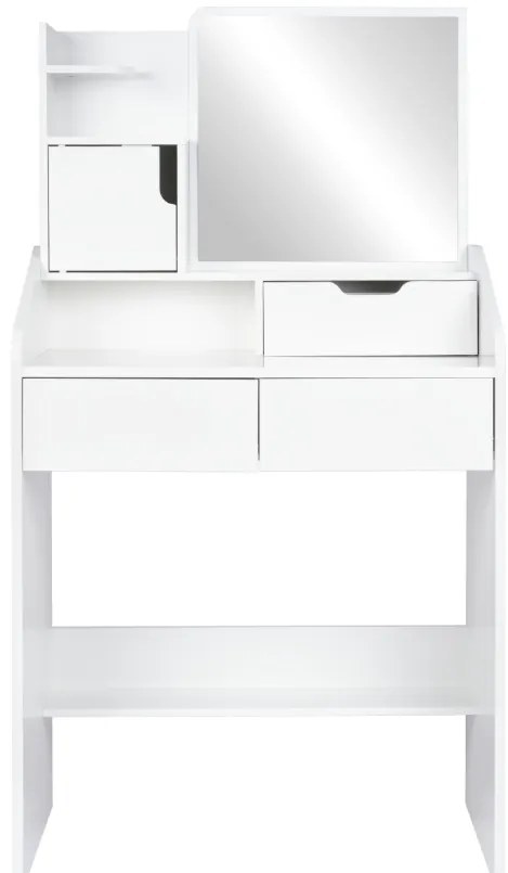 Козметична тоалетка с огледало и чекмеджета