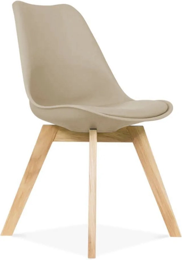 Кухненски стол Fiona-бежово (4) парчета