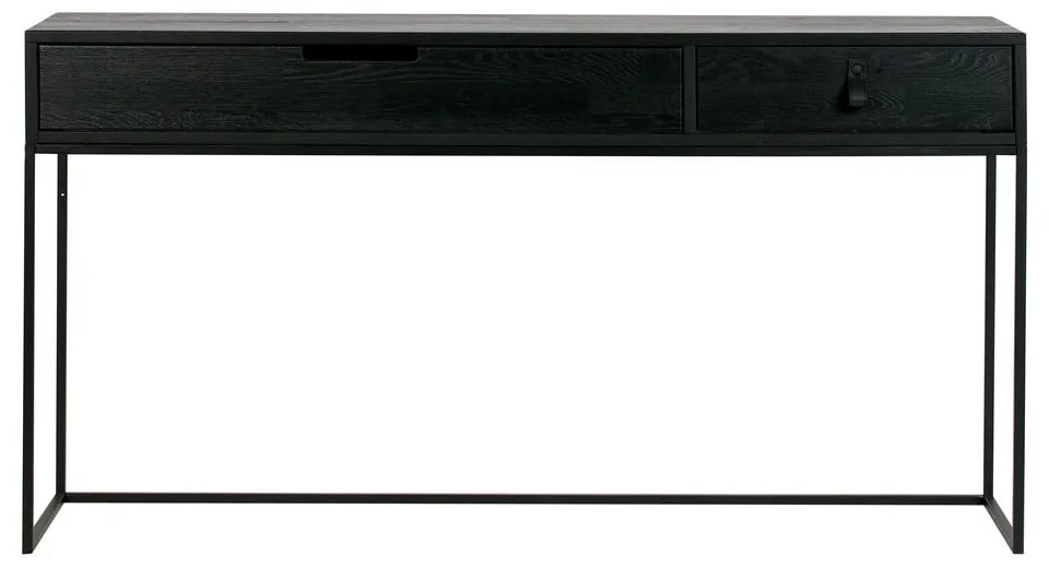 Конзолна маса от черен дъб Silas - WOOOD