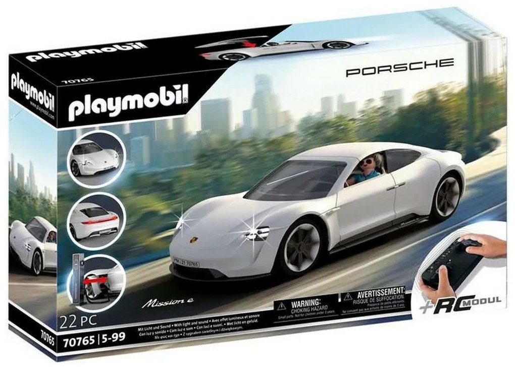 Игра Комплект Превозни Средства Porsche Mission E Playmobil 70765 - Porsche Mission E 22 Части (22 pcs)