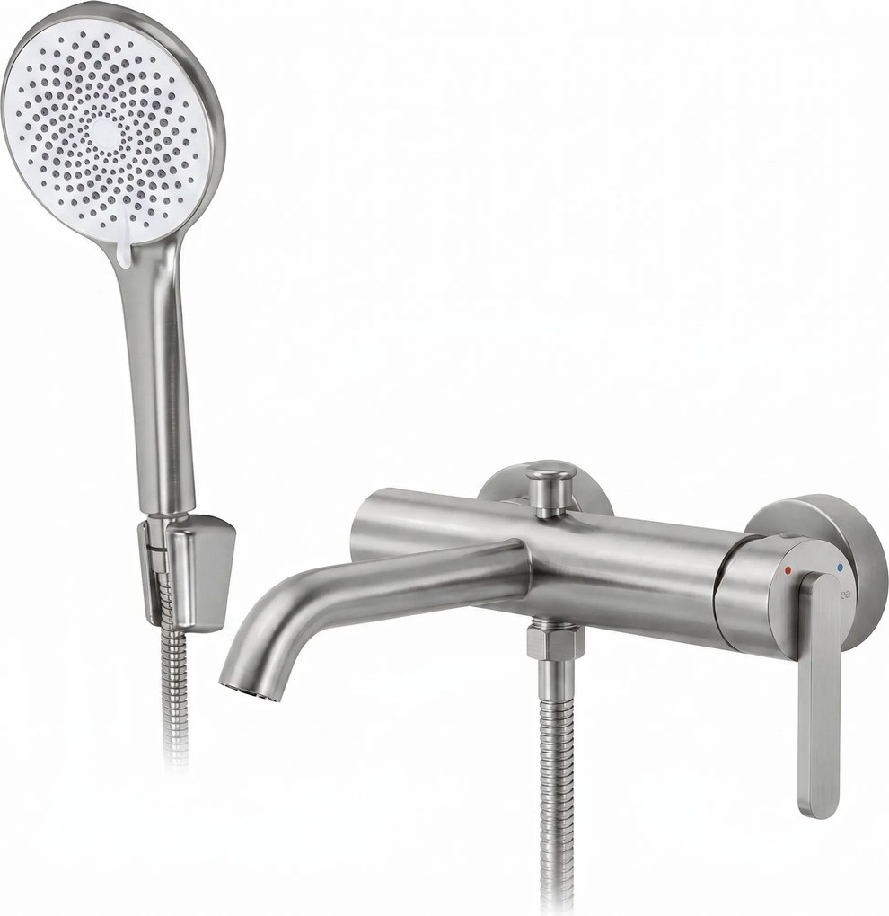 Смесител за вана Rea Ontario Side Brush Nickel