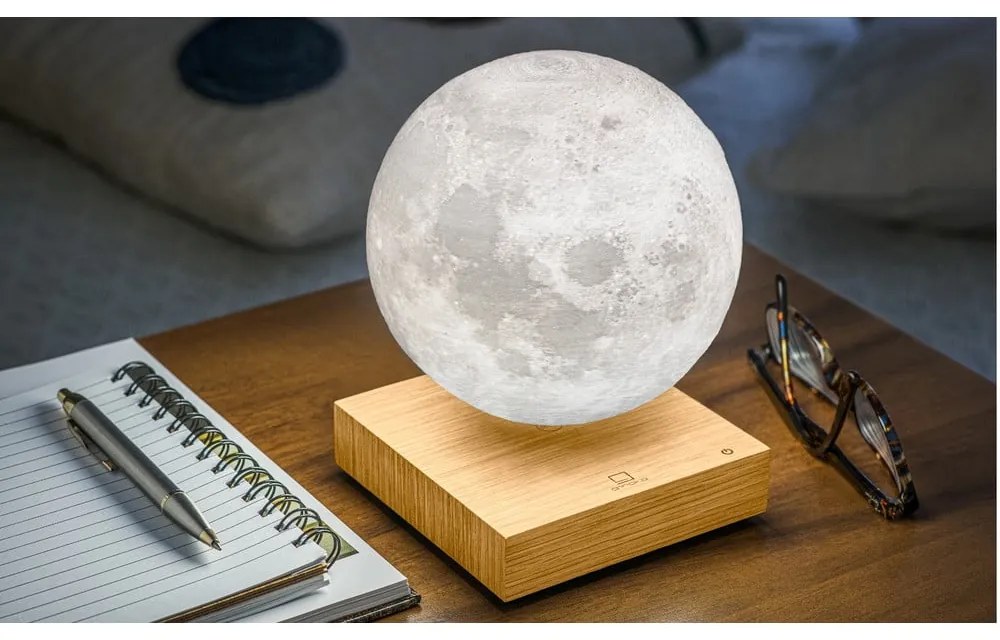 LED настолна лампа в естествен цвят (височина 14 cm) Moon – Gingko